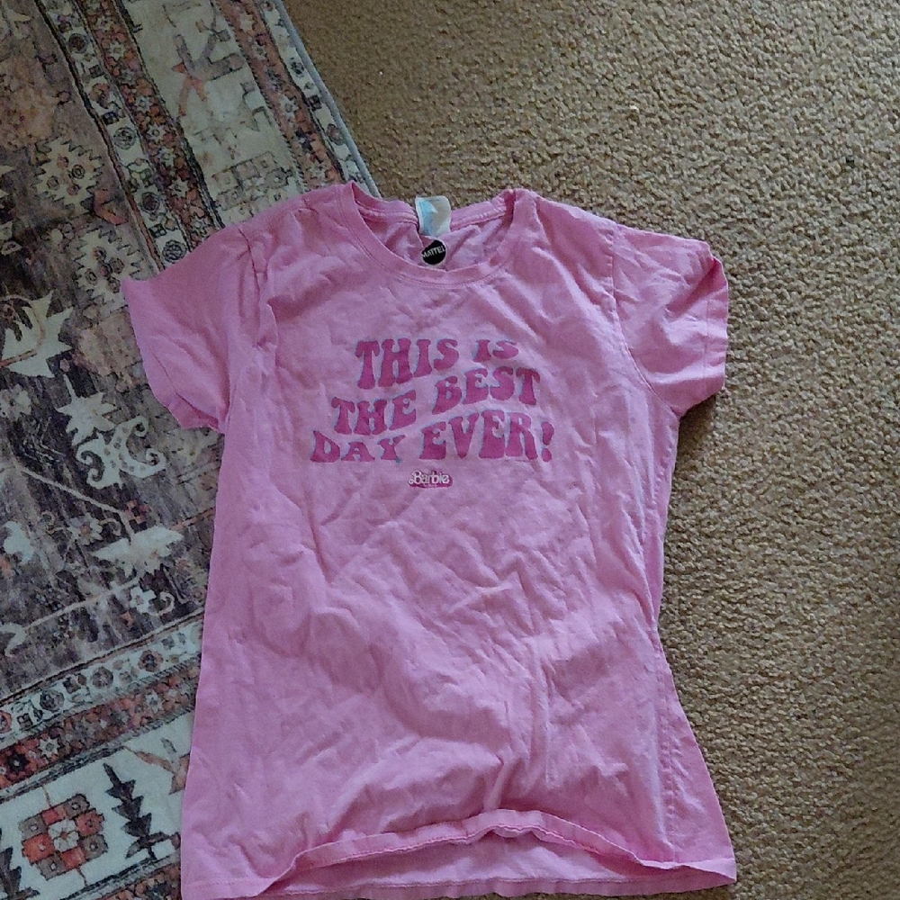 Mattel Pink Kids Tee - Best Day Ever